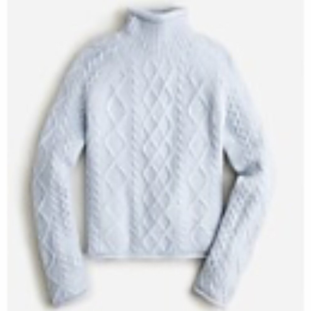 J. Crew Cable-knit rollneck sweater - Picture 2 of 2